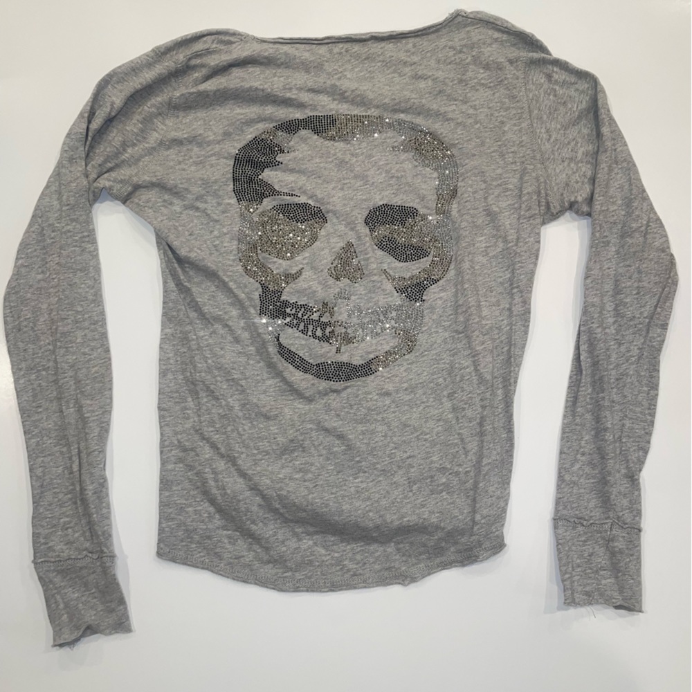 Zadig&Voltaire
skull detail T-shirt